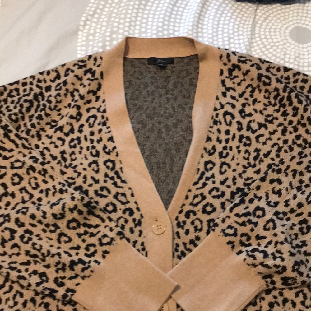 J. Crew leopard sweater